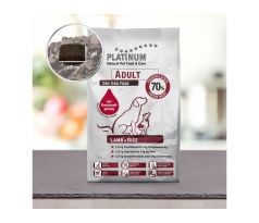 PLATINUM jahňa s ryžou pre dospelých psov - 5kg