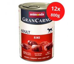GranCarno Adult hovädzie mäso - 12x800 g