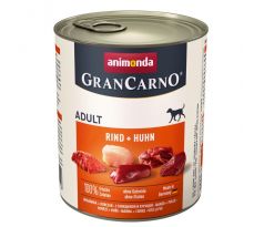 Animonda GRANCARNO dog adult hovädzie a kura konzerva 400g