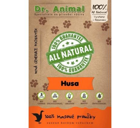 Dr. Animal Husacie mäsové prúžky 80 g