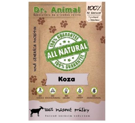 Dr. Animal Koza mäsové prúžky 80 g