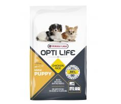 Versele Laga OptiLife Puppy Mini kura a ryža 7,5kg