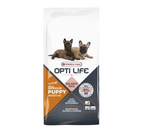 Versele Laga OptiLife Puppy Sensitive losos ryža 2,5kg