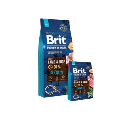 BRIT Premium By Nature Dog Sensitive Lamb 15 kg