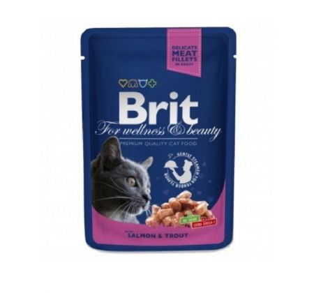 BRIT Premium CAT kaps. Adult Salmon Trout 100 g
