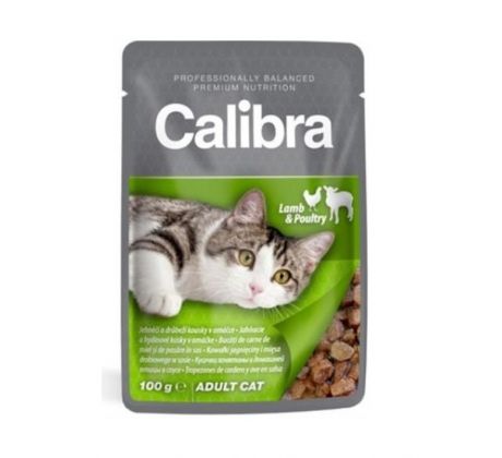 Calibra Premium CAT kaps. Adult Jahňa hydina 100 g