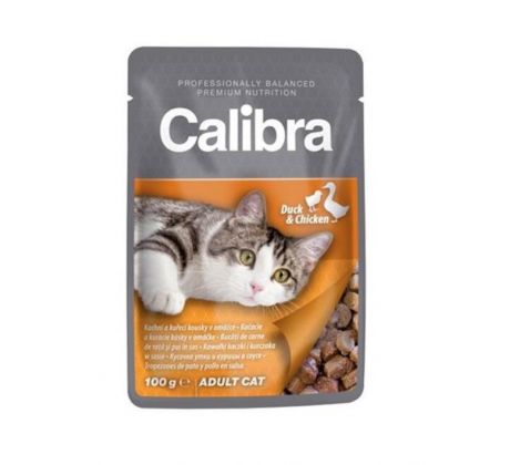Calibra Premium CAT kaps. Adult Kačka kura 100 g