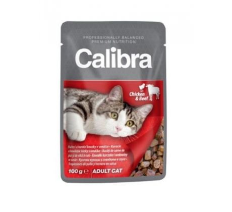 Calibra Premium CAT kaps. Adult Kura hovädzie 100 g