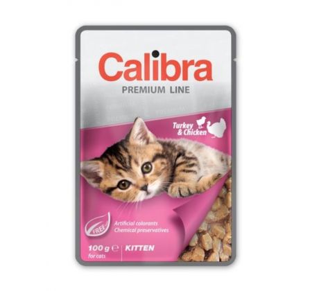 Calibra Premium CAT kaps. Kitten Morka kura 100 g