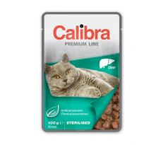 Calibra Premium CAT kaps. Sterilised Pečeň 100 g