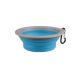 Karlie Travel bowl Bubo cestovná miska 0,375 l modro/sivá