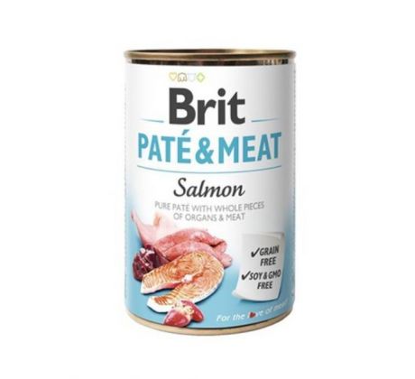 Brit Paté Meat Salmon 400 g