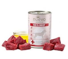 NUEVO dog Sensitive 100% Beef 400 g konzerva