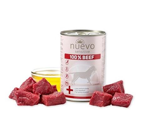 NUEVO dog Sensitive 100% Beef 6x400 g