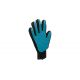 Trixie vyčesávacia masážna rukavice čierno/modrá 24 cm