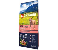 ONTARIO Adult Large - lamb & rice 12kg